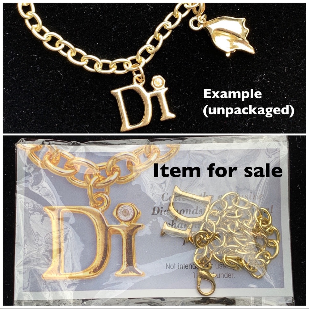 NWT Diamonds International Charm Bracelet
